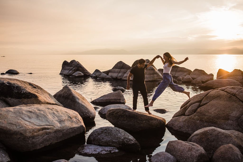 Couples photography in Lake Tahoe, Nevada and California by Nicky Byrnes Photography