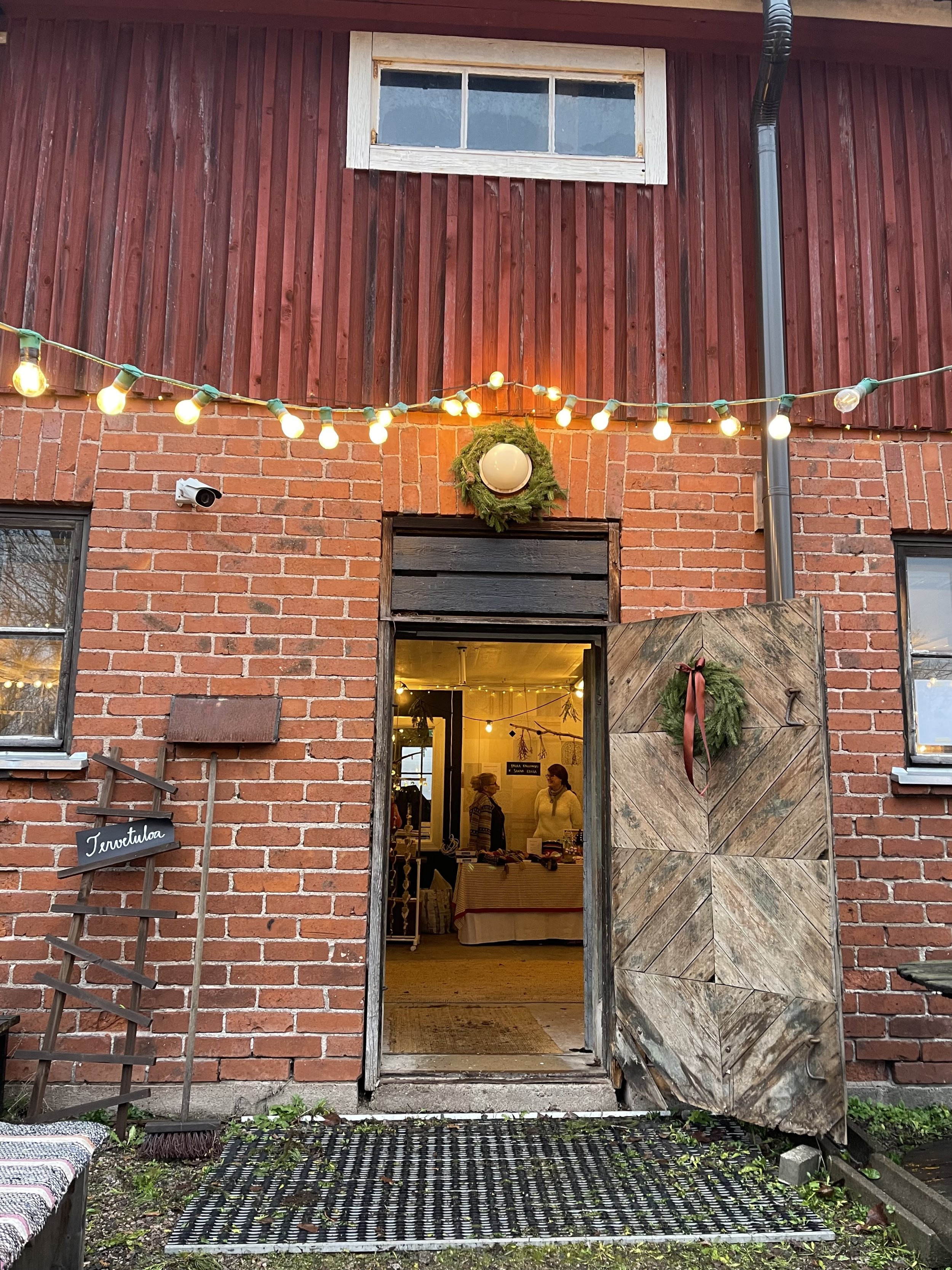 Kestävän joulun viettoa Keravan kartanolla