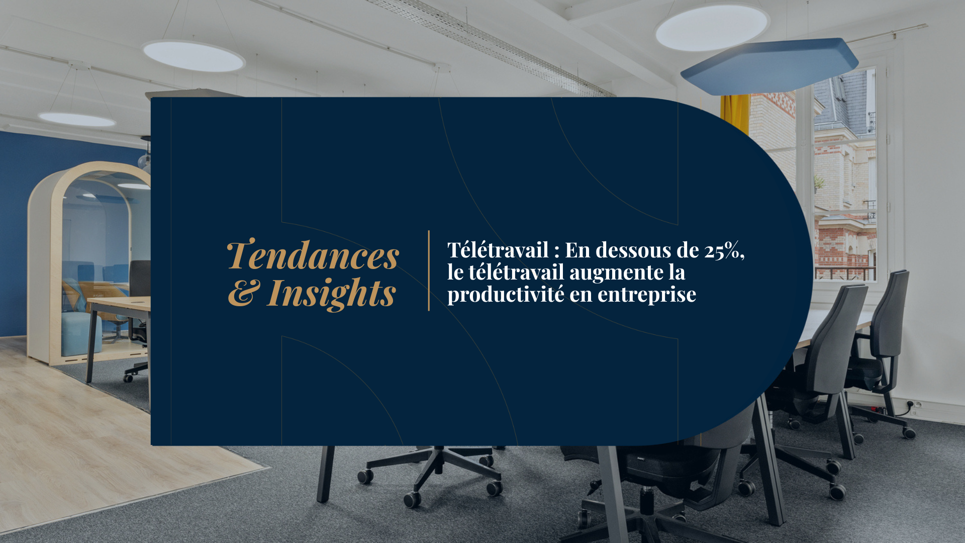 Télétravail : En dessous de 25%, le télétravail augmente la productivité en entreprise