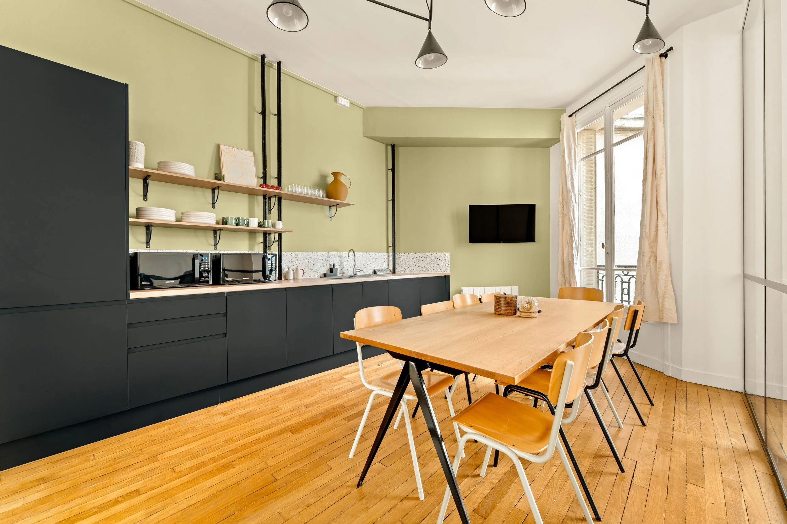 cuisine d'un bureau flexible a paris 2
