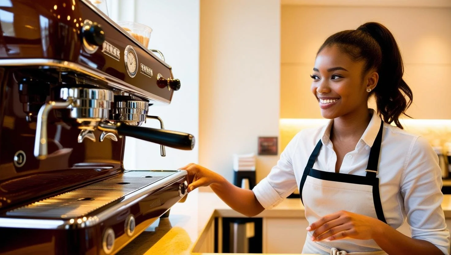 Barista prepara un espresso – Corso di Caffetteria Base 360 Shop&Academy