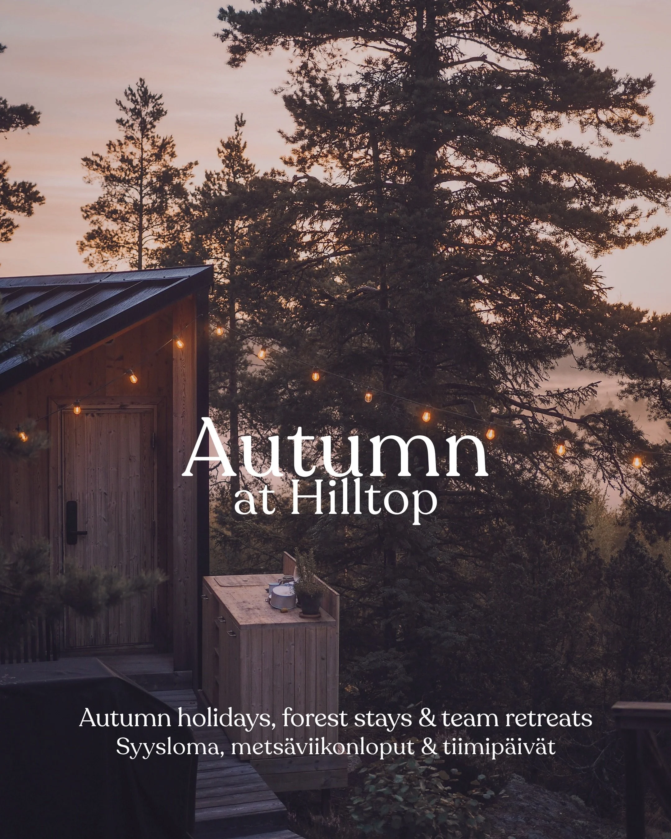 Syksy Hilltopilla 🍂

My&ouml;nnet&auml;&auml;n, mekin pidet&auml;&auml;n viel&auml; kes&auml;st&auml; kiinni niin pitk&auml;&auml;n kuin mahdollista. Mutta jos syksyst&auml; jotain hyv&auml;&auml; pit&auml;&auml; sanoa, niin Hilltopilla se on kyll&a
