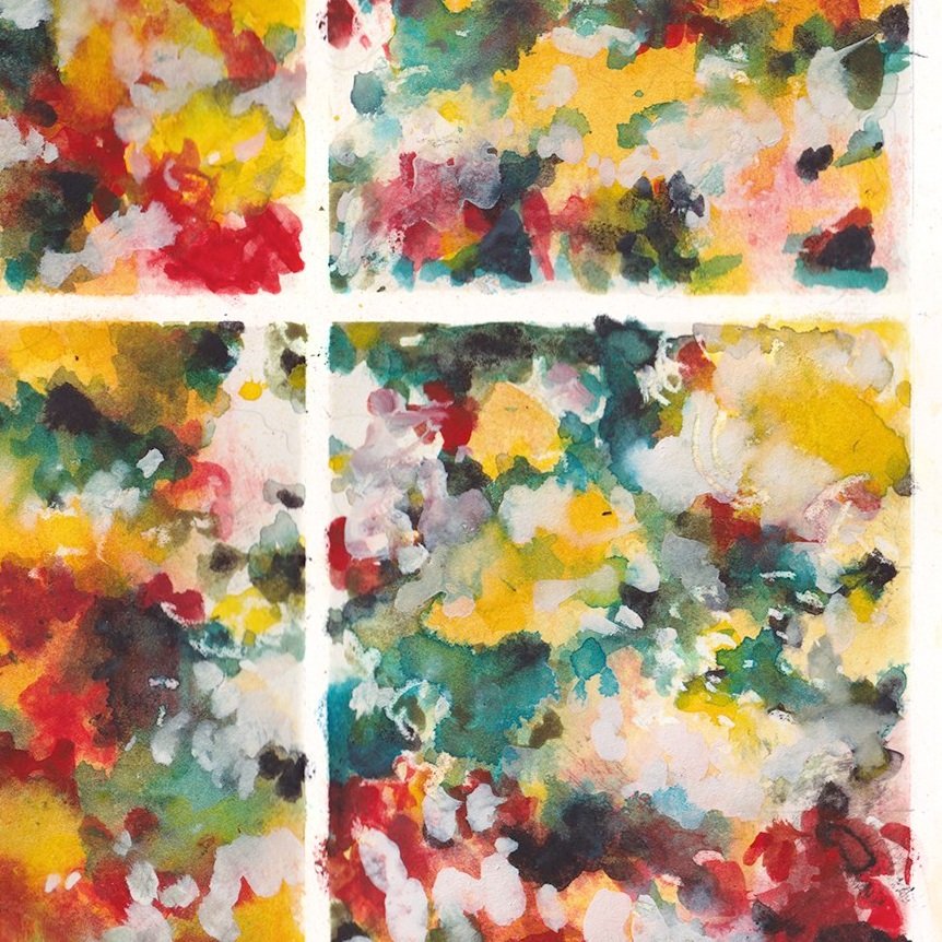 Deli flowers Quadriptych (8x8)