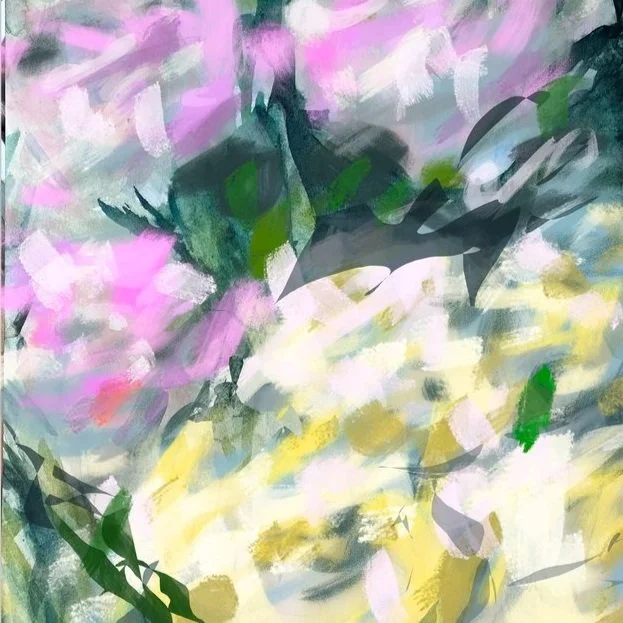 Deli Floral Triptych (16x44)