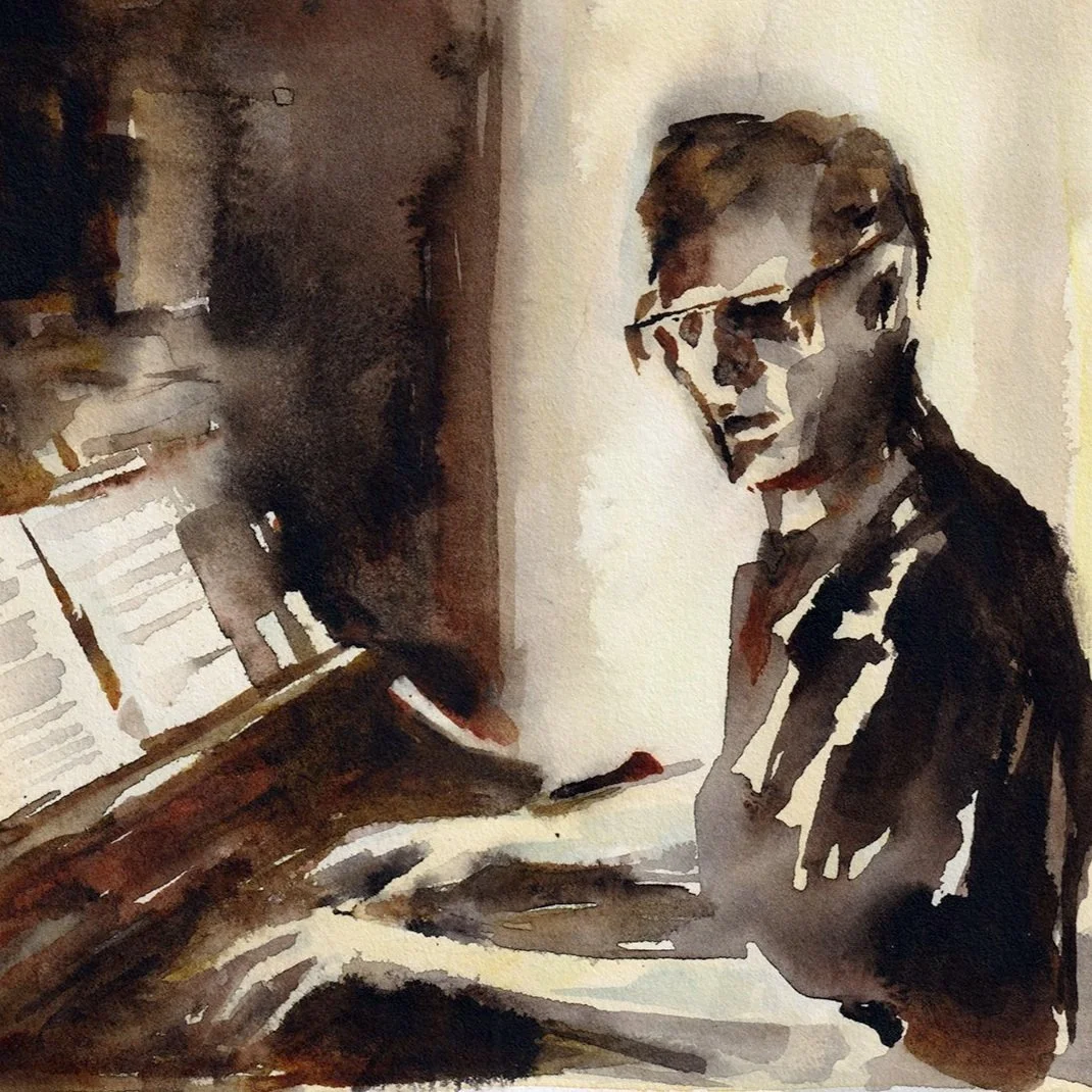Piano Player (8x10)