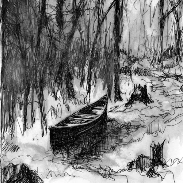 Portage Canoe (9x12)