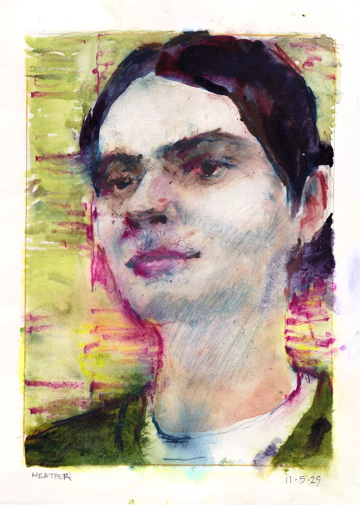 Heather (9x12)