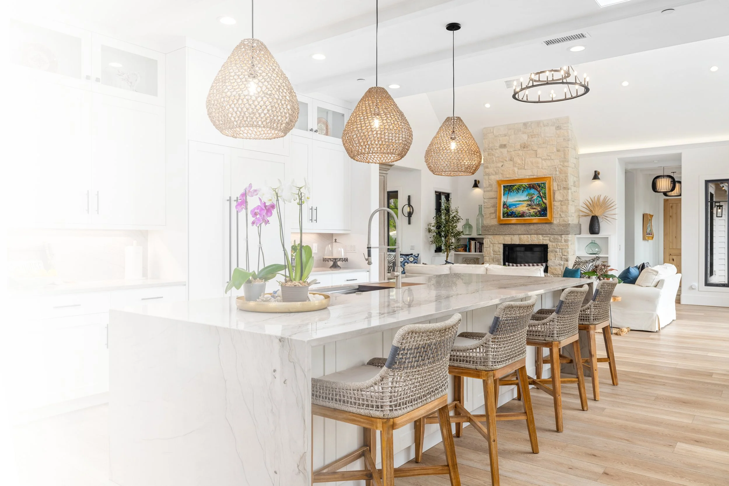 Bright modern living room for home buyer guide
