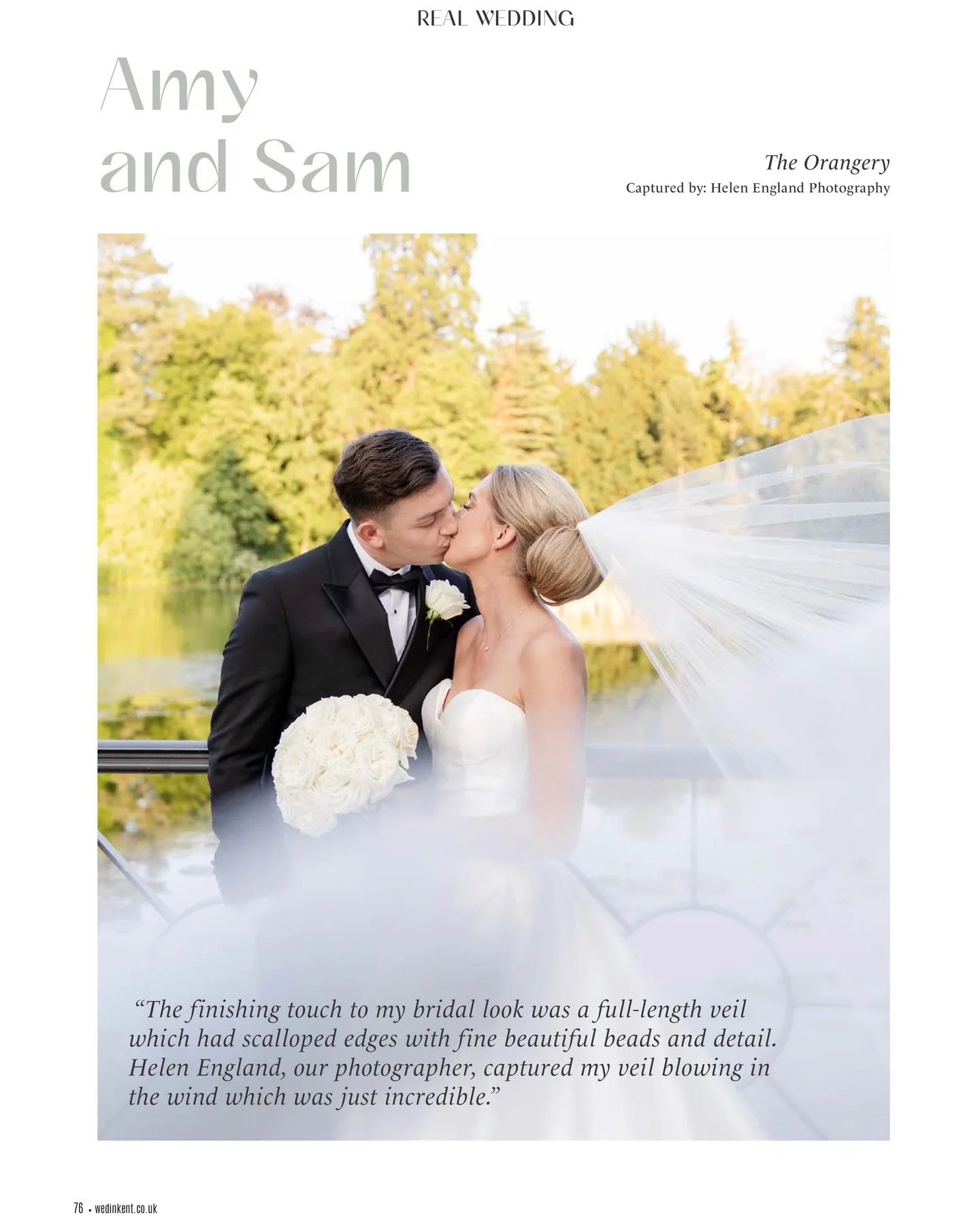 Happy New Year! ✨

What better way to kick off 2026 than with a brand new wedding magazine?

I&rsquo;m so excited to share that Amy &amp; Sam&rsquo;s beautiful wedding at The Orangery, Maidstone has been featured in the very first issue of Wed In Ken