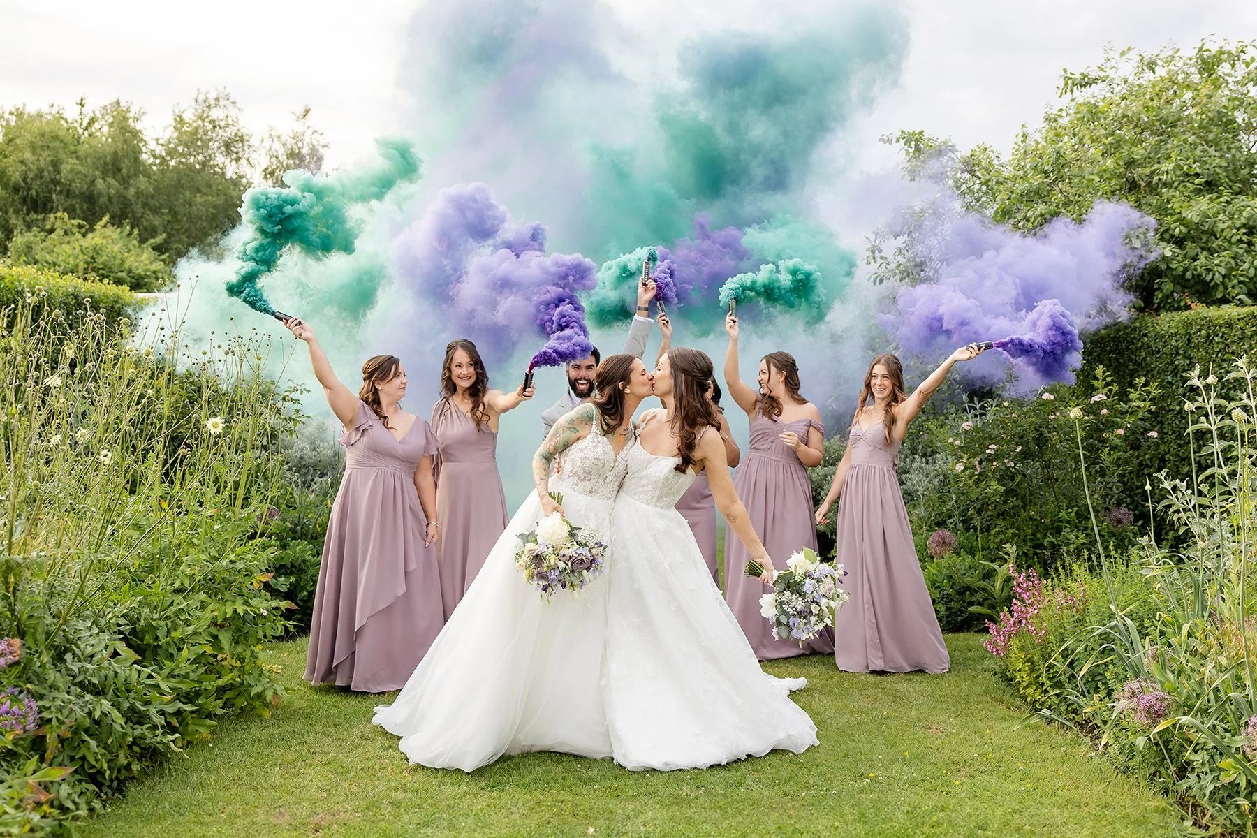 Nicola &amp; Tanya’s Wedding - The Gardens, Yalding