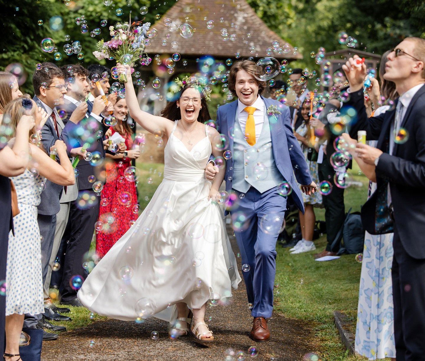 Nothing says pure joy like running through bubbles! 🫧

If confetti isn&rsquo;t allowed at your venue, bubbles are a fantastic alternative &mdash; fun, colourful, and mess-free! Perfect for guests who want to help you celebrate in style.

Plus, they 