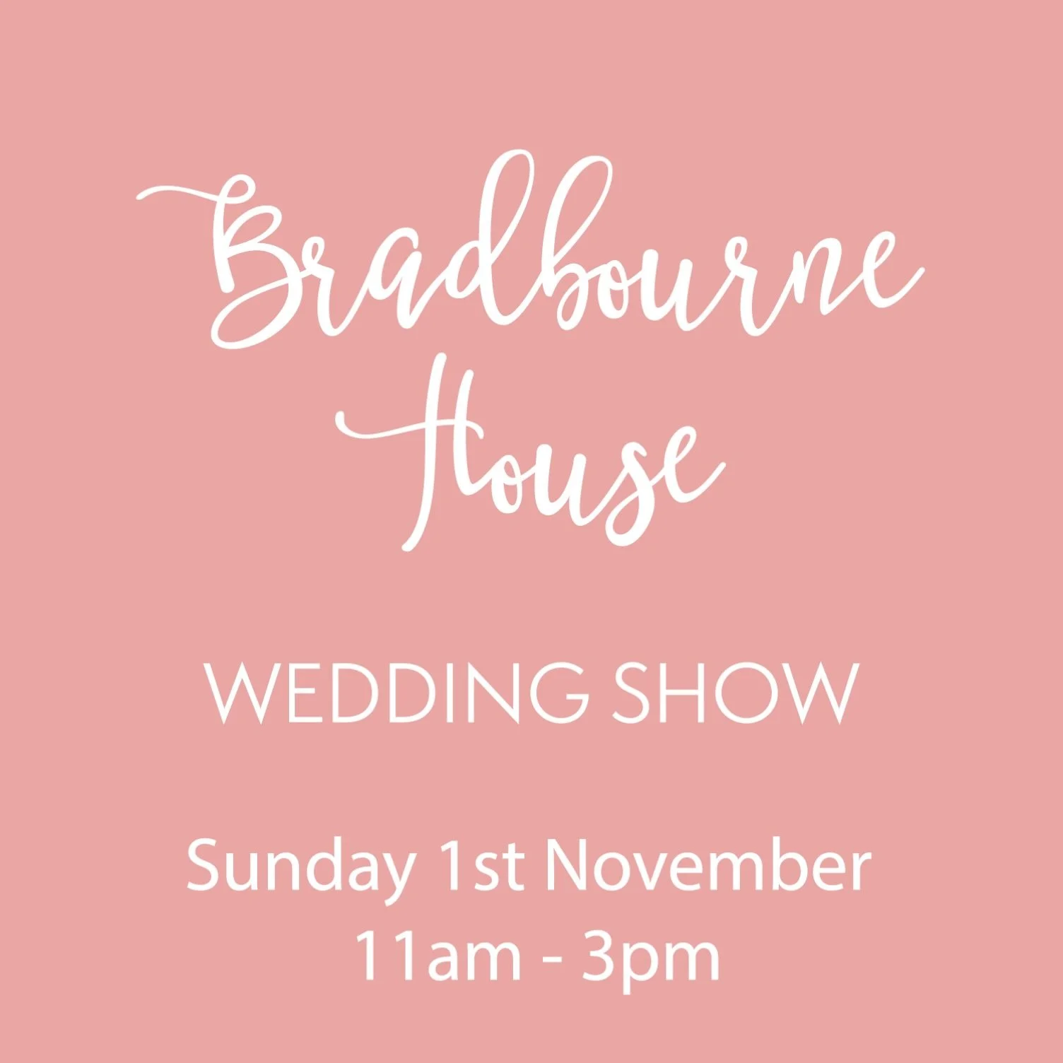✨ WEDDING SHOWCASE ✨

I&rsquo;m so excited to be exhibiting at the Bradbourne House Wedding Showcase next Sunday! 🤍

If you&rsquo;re still looking for your dream wedding venue, this is such a lovely opportunity to visit Bradbourne House and see the 
