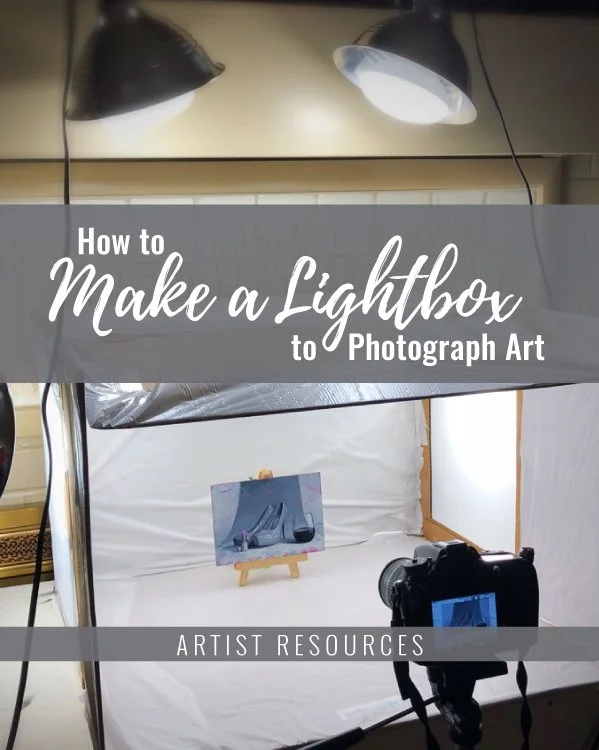 How to Make a Lightbox to Photograph Art — Artist Christine MercerVernon