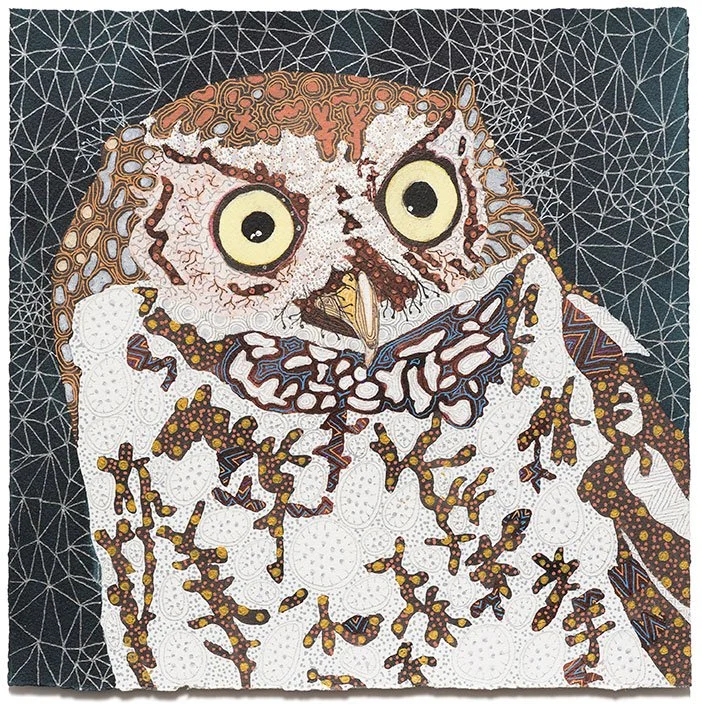 Bearded screech owl