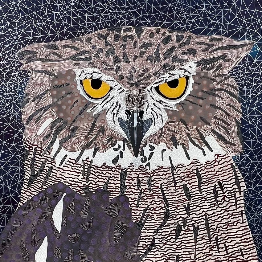 Brown fish owl