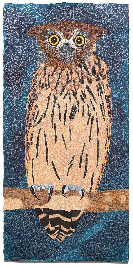 Buffy fish owl