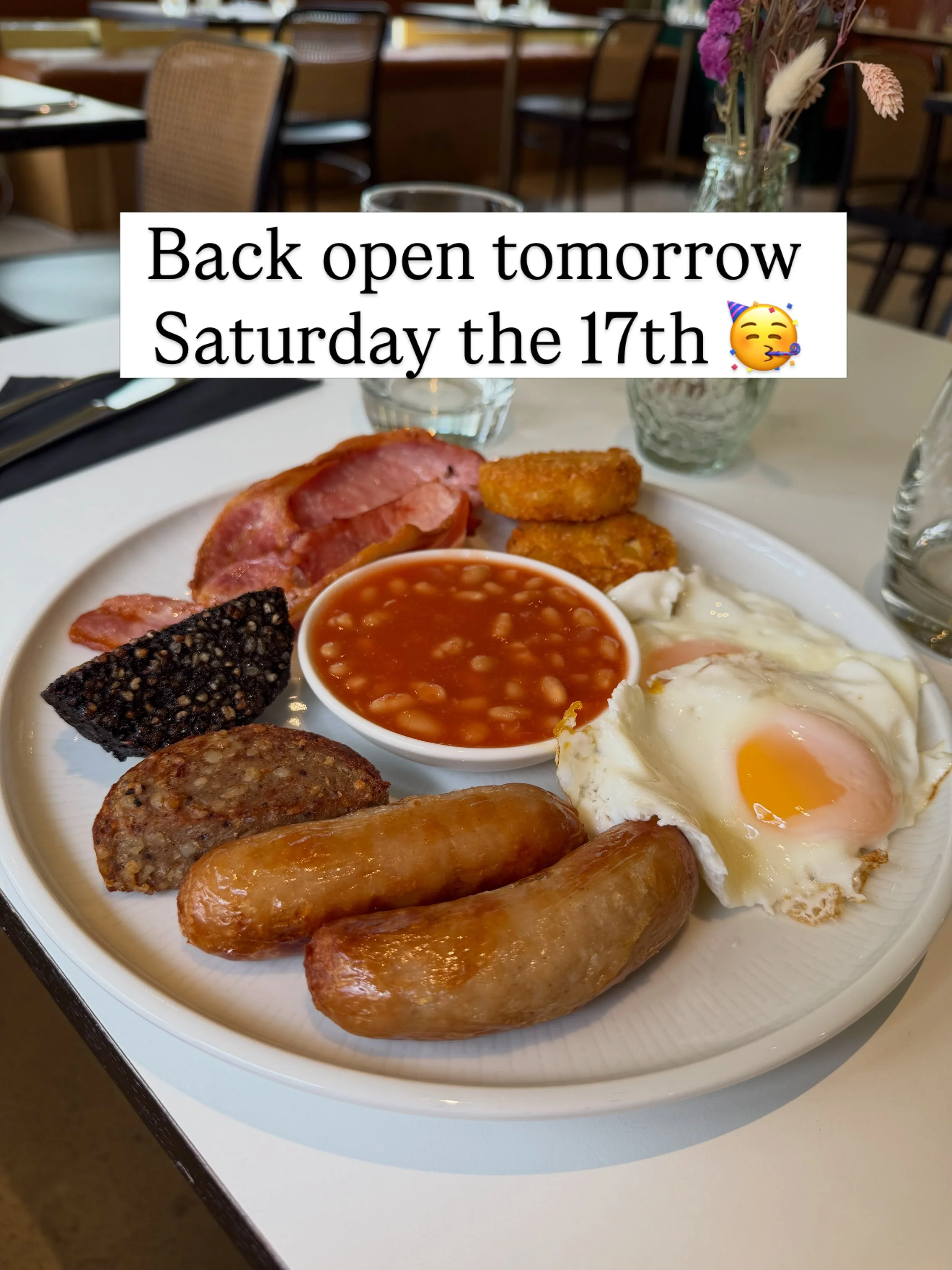 We are back baby! (please be kind we might be out of practice but ready for brunch)