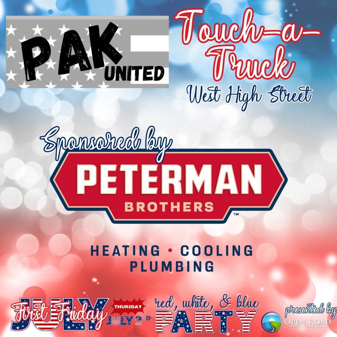 🚒👨🏻&zwj;🚒TOUCH-A-TRUCK🚓👮🏻&zwj;♂️
Climb aboard a fire truck, check out a police cruiser, and meet local heroes at Touch-a-Truck hosted by PAK United, Mount Vernon Fire Department, and Mount Vernon Police Department and sponsored by our friends 