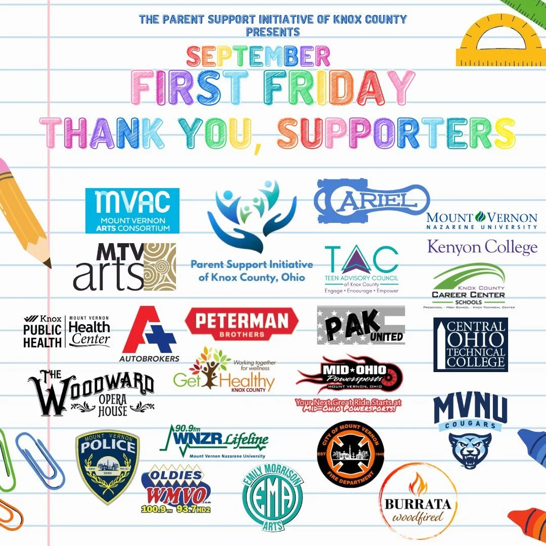 💛 It takes a village to bring First Fridays to life &mdash; and we are so grateful.
As we prepare for the final First Friday of the 2025 season on September 5, we want to thank the many incredible supporters who made this event possible!
September E