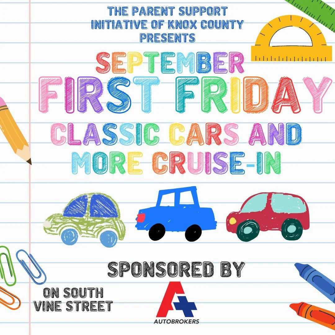 🚗 Chrome, curves, and community &mdash; it's the A+ Autobrokers Classic Cars &amp; More Cruise-In!
Stroll Vine Street and take in the vintage vibes at First Friday.
🏁 On-site registration ONLY if space allows after pre-registrants are parked.
#Clas