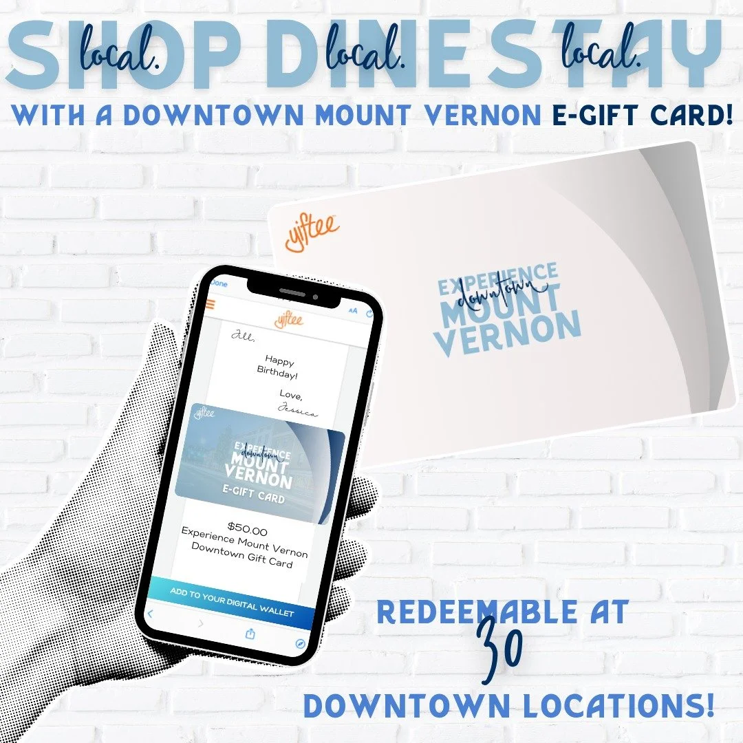 The holidays are coming, give something meaningful: the Downtown Gift Card! Now with tap to pay!
It&rsquo;s perfect for people who &ldquo;already have it all.&rdquo; Let them pick from 30 local shops, eateries, or experiences right here in downtown M