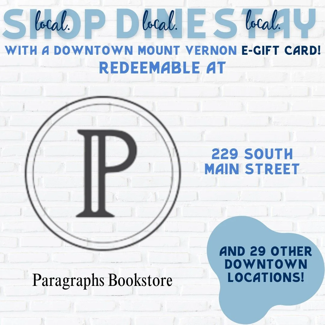 📚 Downtown e-Gift Card Spotlight: Paragraphs Bookstore 📚
Discover new reads and old favorites at Paragraphs Bookstore, a downtown treasure.
Yes, they accept the Downtown Gift Card! Perfect for the book lover in your life.
#ReadersCorner #SupportLoc