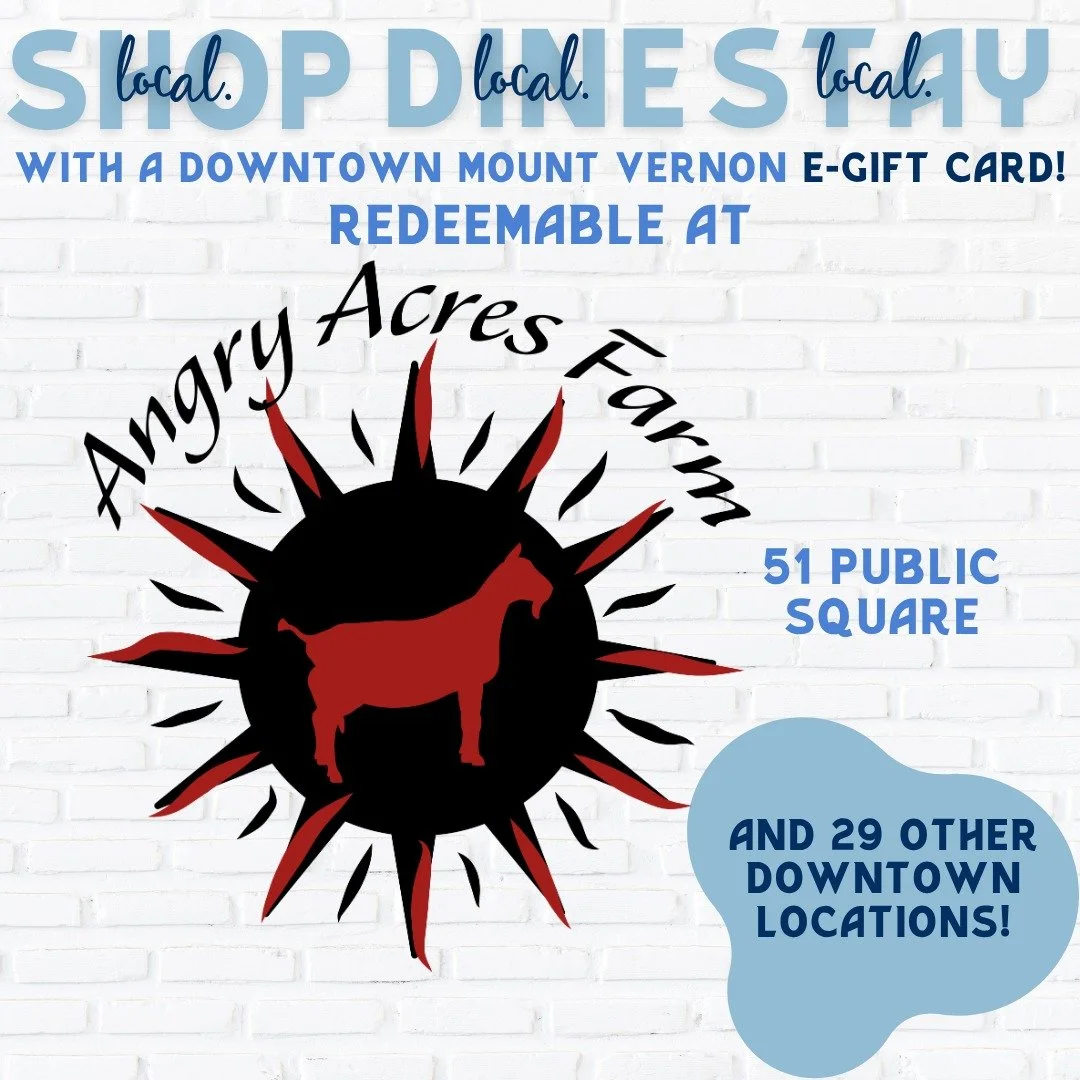 🐐 Downtown Gift Card Spotlight: Angry Acres Farms 🐐
Stop by @angryacresfarm  to grab locally made goat milk soap, lotion, lip balm, beard care, and more! 
They proudly accept the Downtown Gift Card too!
#FarmFresh #SupportLocal #MVGiftCard
Gift car