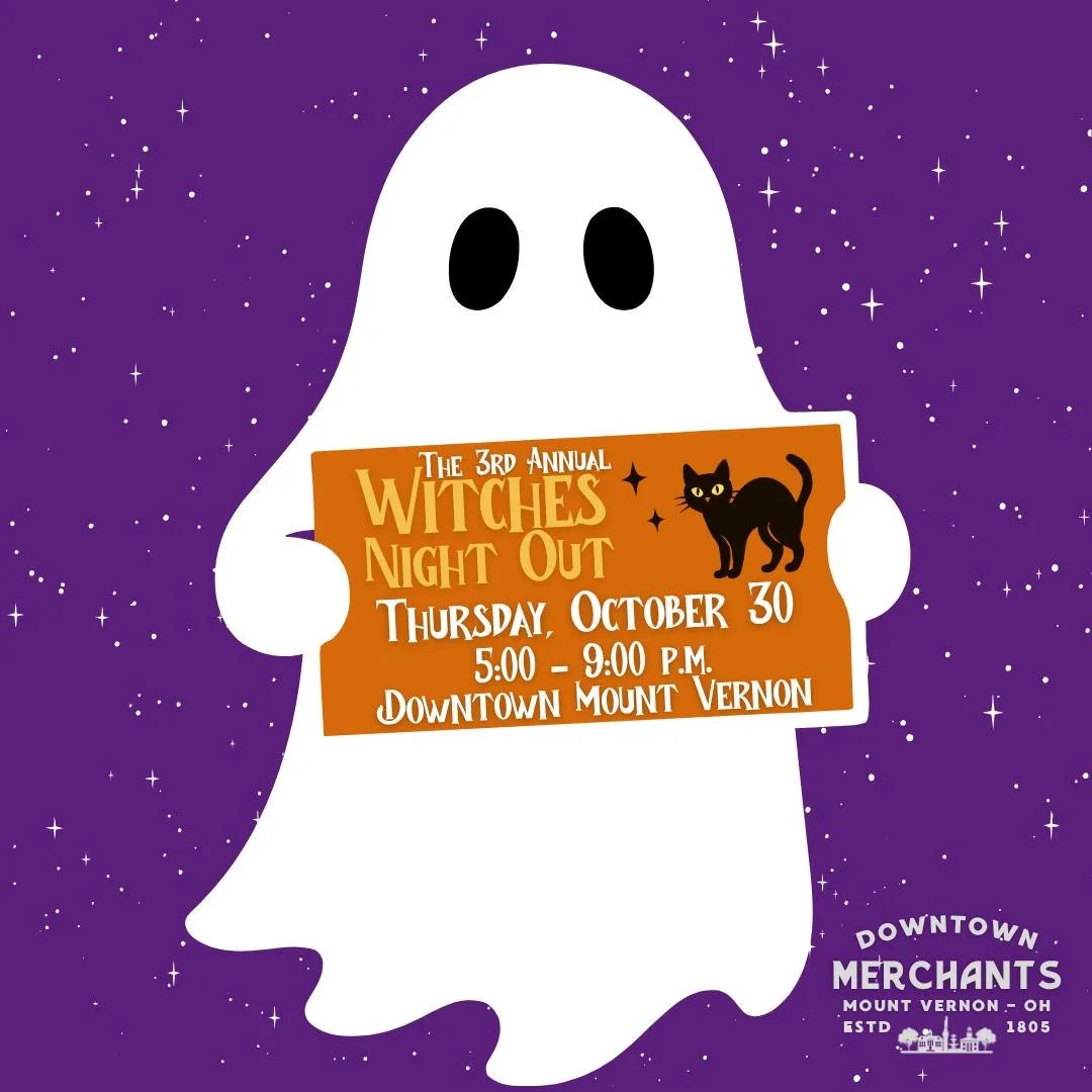 👻Warning: This event may cause spells of uncontrollable shopping. 😉  Join the Mount Vernon Downtown Merchants for the 3rd Annual Witches Night Out on Thursday, October 30th! #WitchesNightOut