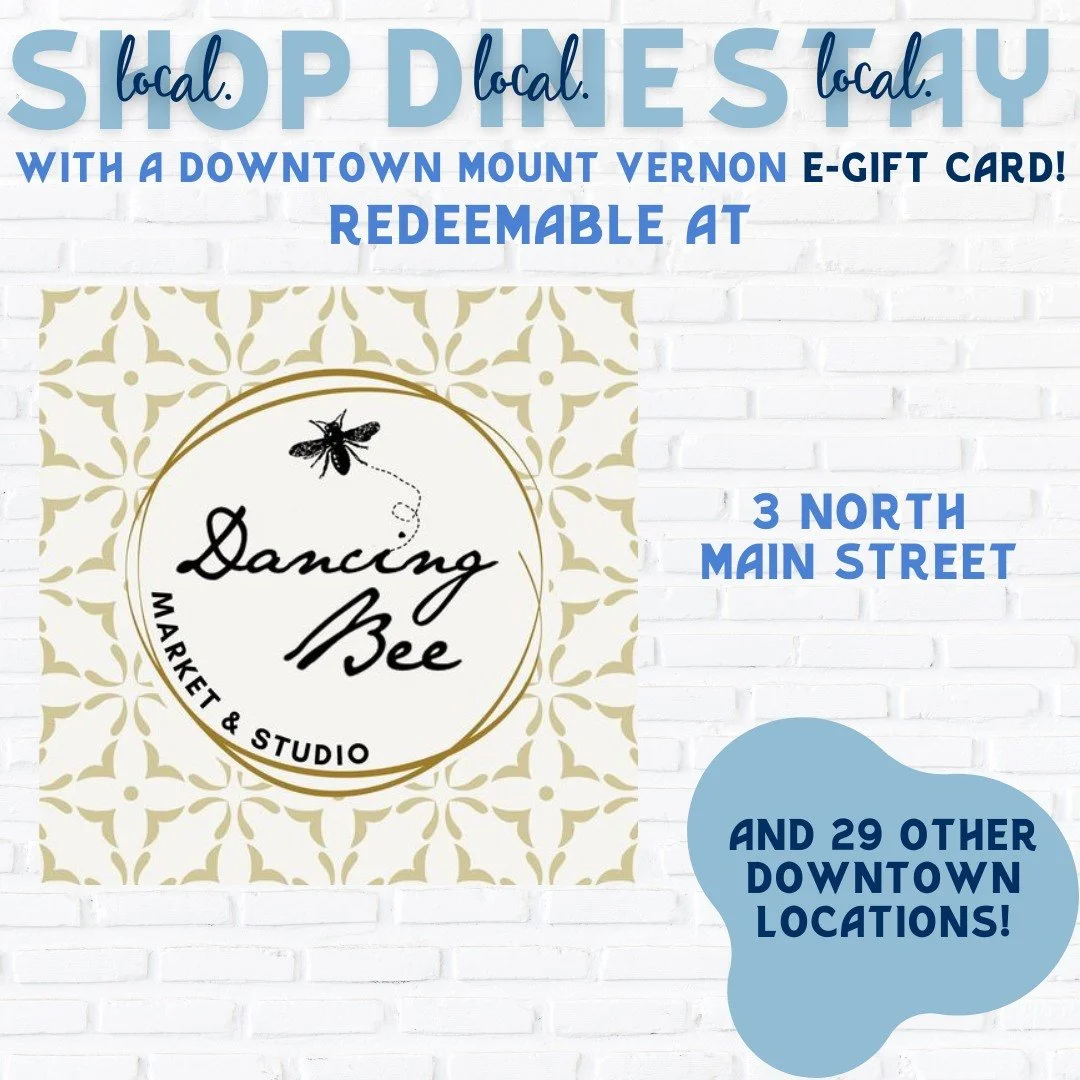 🐝 Downtown Gift Card Spotlight: Dancing Bee Market &amp; Studio 🐝
Buzz into Dancing Bee for handcrafted body care products, artisan goods, creative workshops, and more.
Your Downtown Gift Card makes the perfect ticket to shop and create here.
Purch