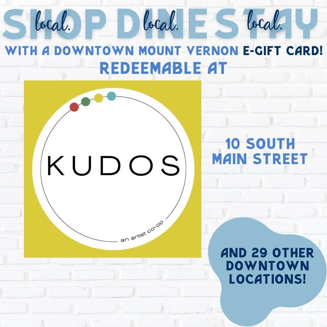 🎨 Downtown Gift Card Spotlight: Kudos Art Co-op 🎨
Celebrate creativity with Kudos Art Co-Op, where local artists showcase their work.
Your Downtown Gift Card helps you take home a one-of-a-kind piece while supporting our creative community.
Purchas
