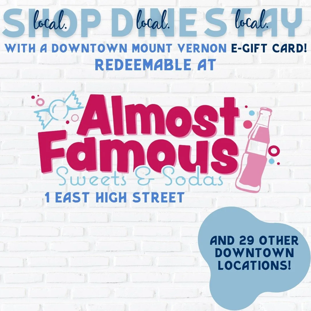 🍬 Downtown Gift Card Spotlight: Almost Famous Sweets &amp; Sodas 🍭
Craving a sugar rush? Almost Famous is packed with nostalgic treats, sodas, and sweets galore. Perfect for kids (and kids-at-heart).
Even sweeter, they accept the Downtown Gift Card