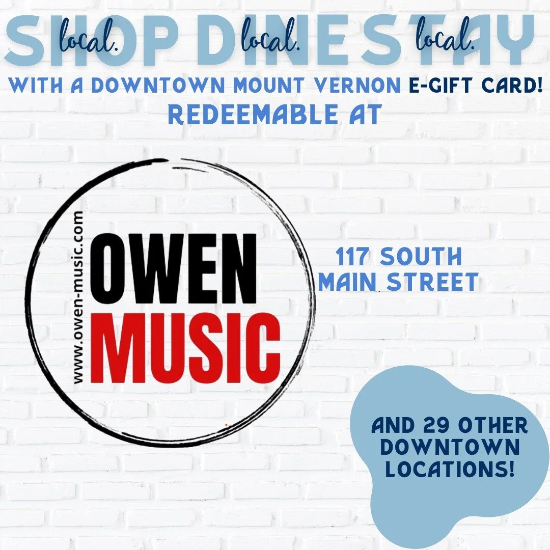 Use your Downtown Gift Card to shop for instruments, accessories, and more.
Whether you&rsquo;re picking up your first guitar or adding to your collection, Owen Music has you covered.
Use your Downtown Gift Card to shop instruments, accessories, and 