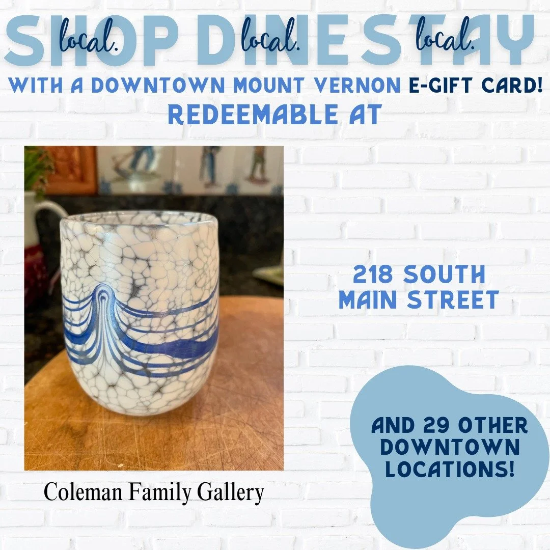 🎨 Downtown Gift Card Spotlight: Coleman Family Gallery / galeriesuite 🎨
Explore art and design at Coleman Gallery &amp; Galerie Suite, where creativity meets community.
Your Downtown Gift Card can help you take home something beautiful.
#SupportThe