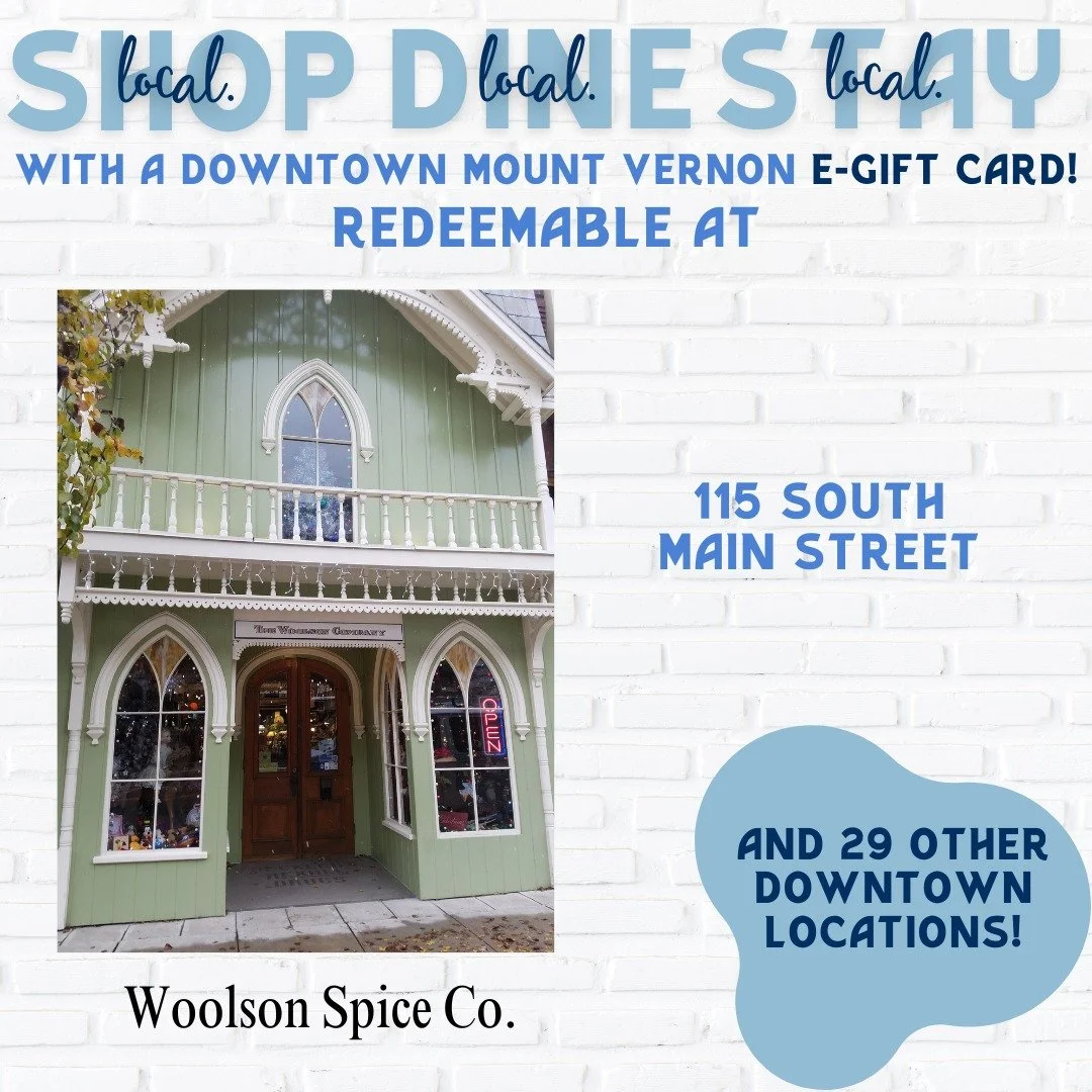 🛍Downtown Gift Card Spotlight: Woolson Spice Company 🕰
A long-standing Downtown favorite, you can find everything from gifts to candy to their famous homemade kettle corn at Woolson Spice Co. 
Bring your downtown gift card and shop today!
Purchase 