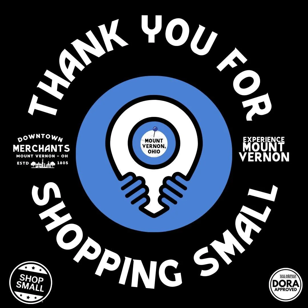 💛 Thank you for shopping small this weekend!
Your support for our Mount Vernon Downtown Merchants keeps Mount Vernon thriving, and we&rsquo;re so grateful for the love you show our local shops&mdash;not just on Small Business Saturday, but all seaso