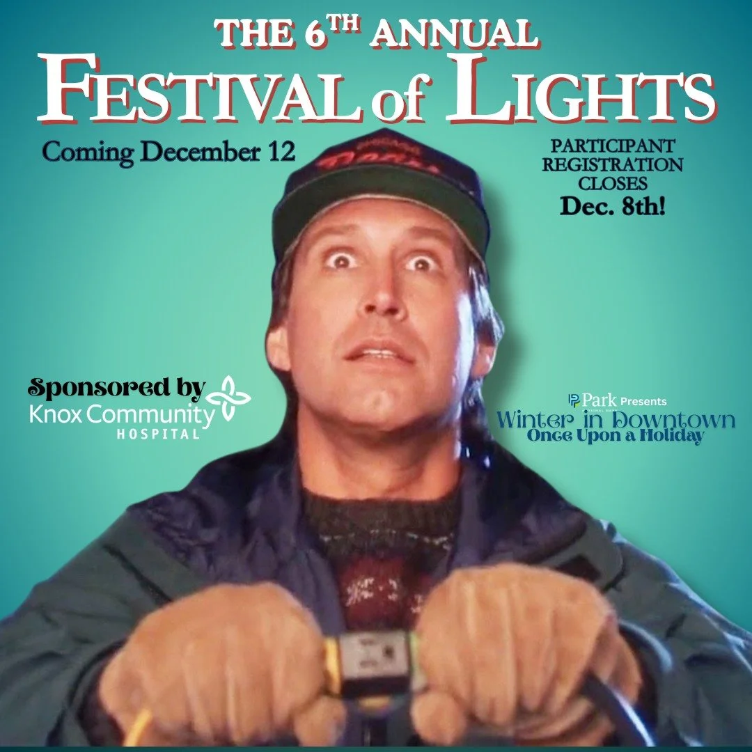 &ldquo;IS YOUR HOUSE ON FIRE, CLARK?!&rdquo; 🔌💡
If your holiday display gives Clark Griswold energy, we want YOU in the Festival of Lights, sponsored by Knox Community Hospital!
Let&rsquo;s see those 25,000 imported Italian twinkle lights shine Dec