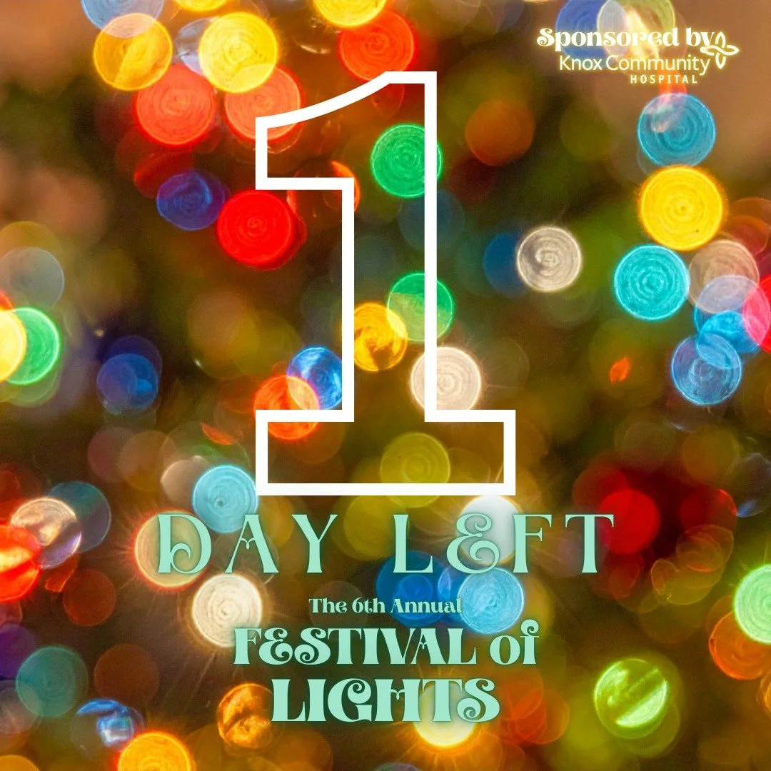 ONE. MORE. DAY! 🌟✨
The 6th Festival of Lights, sponsored by Knox Community Hospital, kicks off tomorrow night, and Mount Vernon is about to look absolutely magical! 🎄💡 Plan your route, clear your evening, and get ready to enjoy the creativity of y