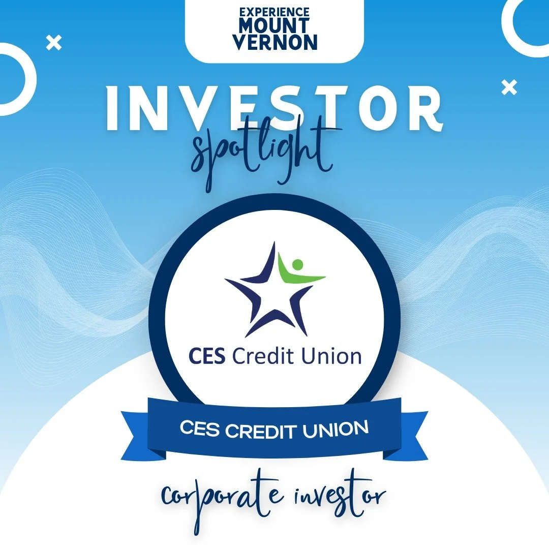 It is 2026, so it is time to shine a spotlight on the businesses and organizations that invest in Downtown through Experience Mount Vernon!
✨ Investor Spotlight: CES Credit Union ✨
CES Credit Union&rsquo;s support of Experience Mount Vernon reflects 