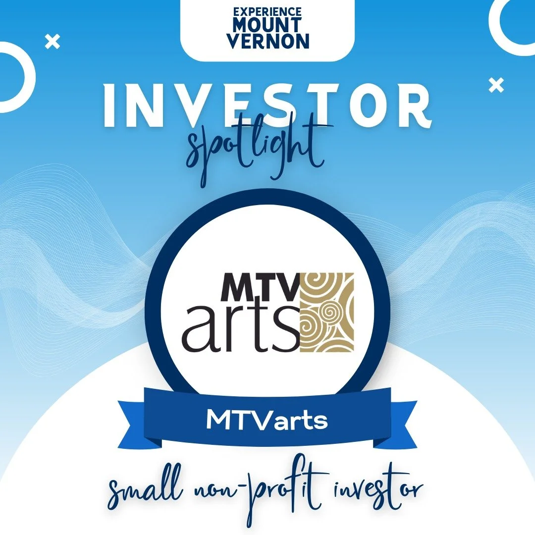 ✨ Investor Spotlight: @mtvarts.theatre ✨
MTVarts plays a vital role in bringing creativity and expression to downtown Mount Vernon. Their investment in Experience Mount Vernon helps ensure the arts remain a visible, celebrated part of our community&r