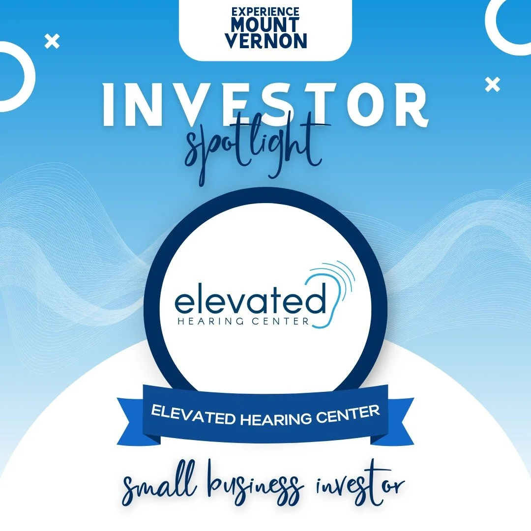 ✨ Investor Spotlight: Elevated Hearing Center LLC ✨
Elevated Hearing Center&rsquo;s investment in Experience Mount Vernon reflects their dedication to improving quality of life and strengthening community connections. Supporting a vibrant downtown he