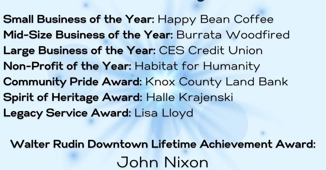 🌟 2025 Experience Mount Vernon Annual Award Winners 🌟
What an unforgettable afternoon celebrating the people, businesses, and organizations that make Downtown Mount Vernon such a vibrant and welcoming place!
🏆 Small Business of the Year sponsored 