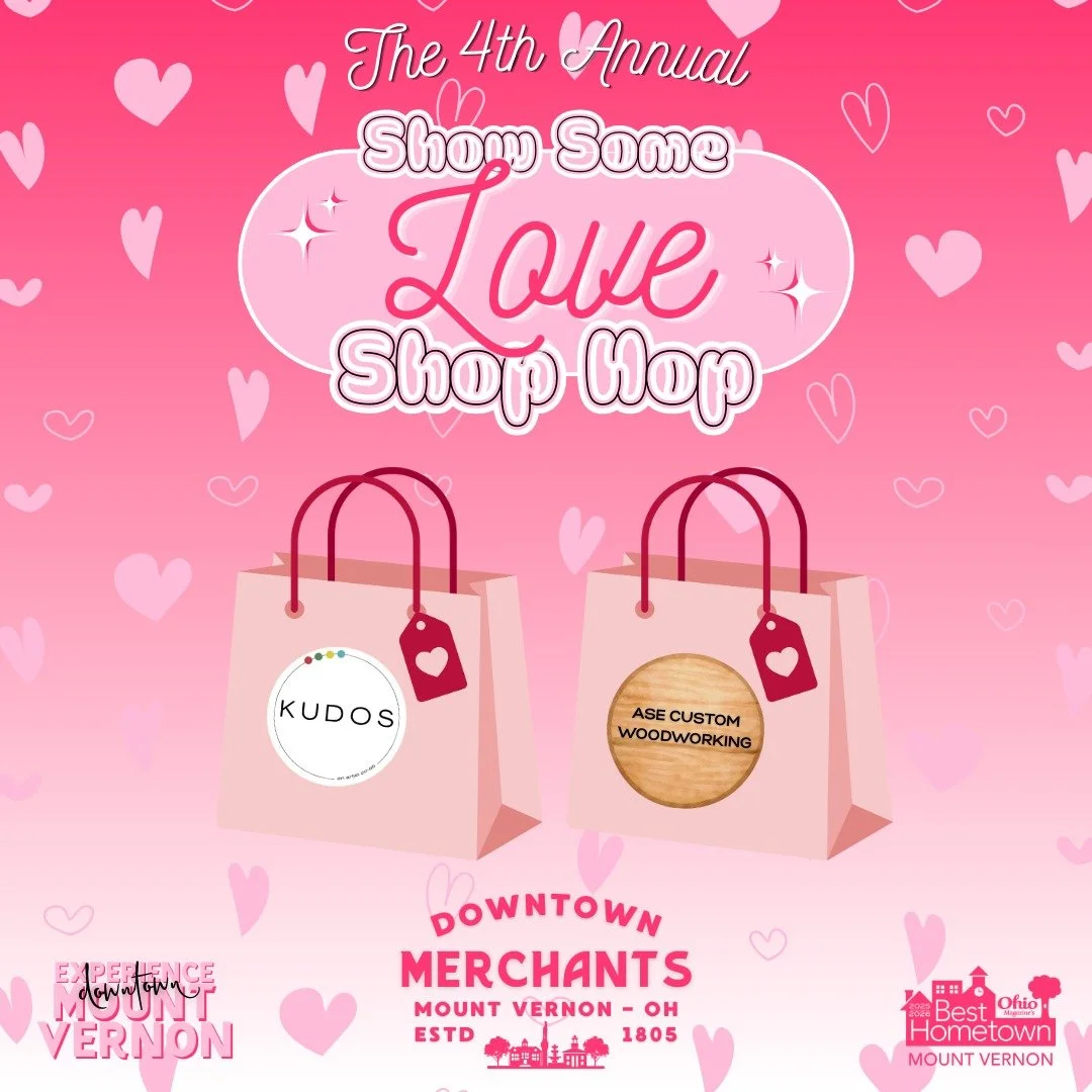 🖌️💝 Made with love (and talent!)
Visit ASE Custom Woodworking and Kudos Art Co-op during the Shop Hop for one-of-a-kind finds you won&rsquo;t get anywhere else.
Perfect Valentine&rsquo;s gifts&mdash;and every purchase supports local makers. ❤️
Host