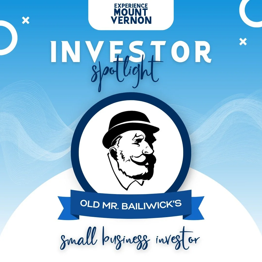 ✨ Investor Spotlight: Old Mr. Bailiwick's ✨
Old Mr. Bailiwicks brings creativity, charm, and whimsy to downtown Mount Vernon, and their investment in Experience Mount Vernon helps support the lively atmosphere that makes downtown special. By investin