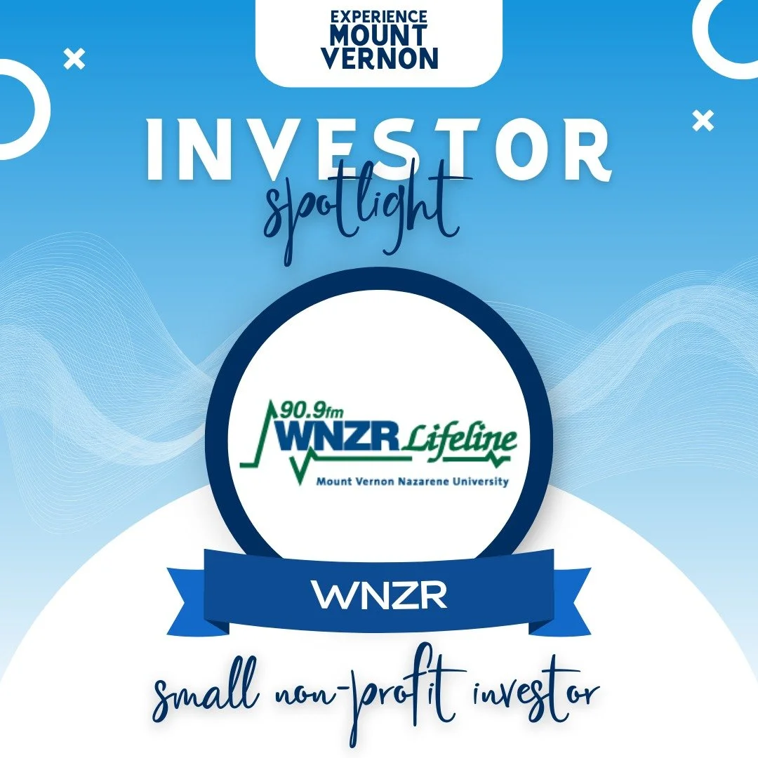 ✨ Investor Spotlight: WNZR 90.9 FM ✨
WNZR&rsquo;s investment in Experience Mount Vernon reflects their commitment to uplifting our community and sharing positive, encouraging connections across Knox County. By supporting downtown vitality, they help 