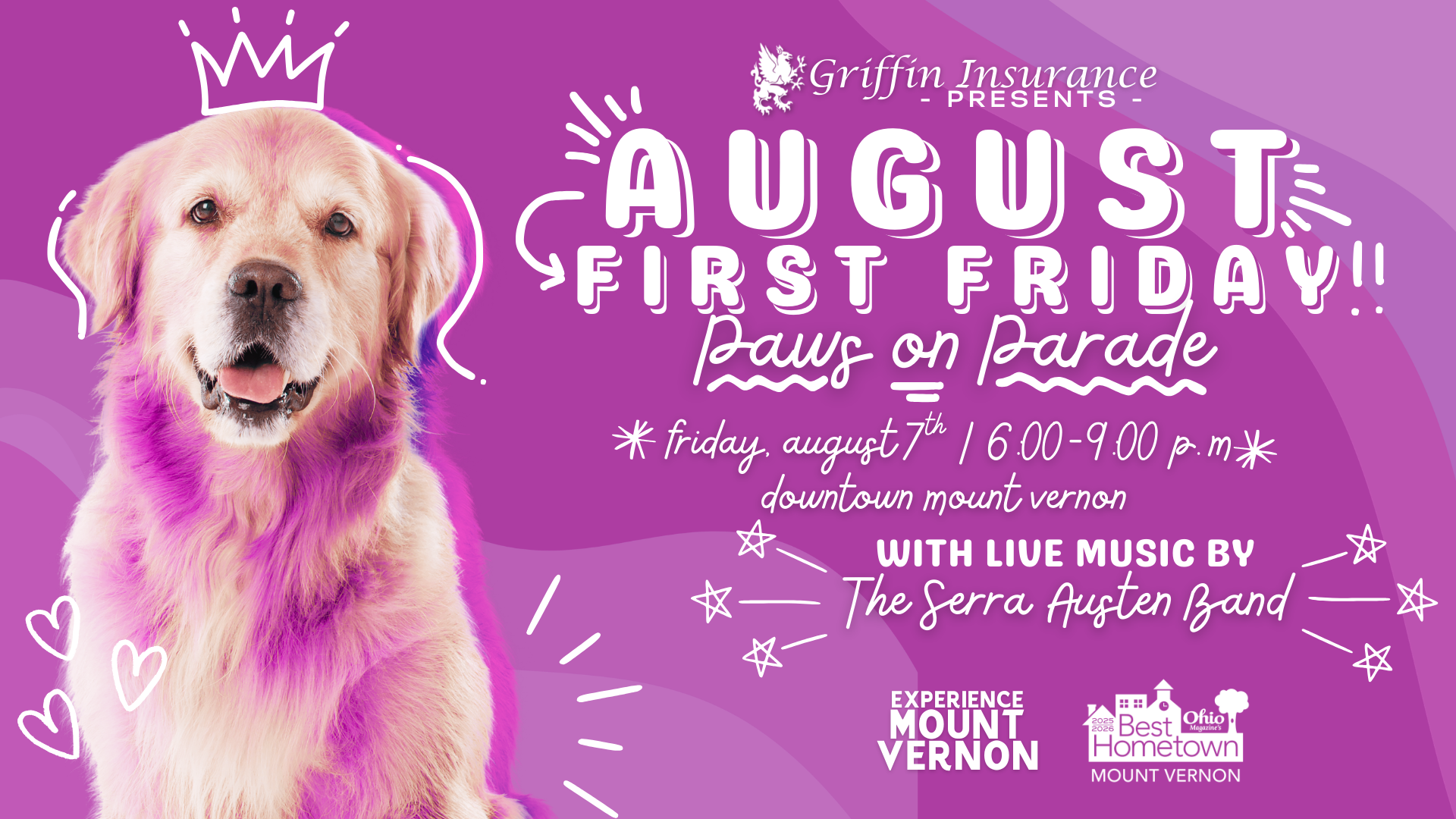 AUGUST FIRST FRIDAY: Paws on Parade