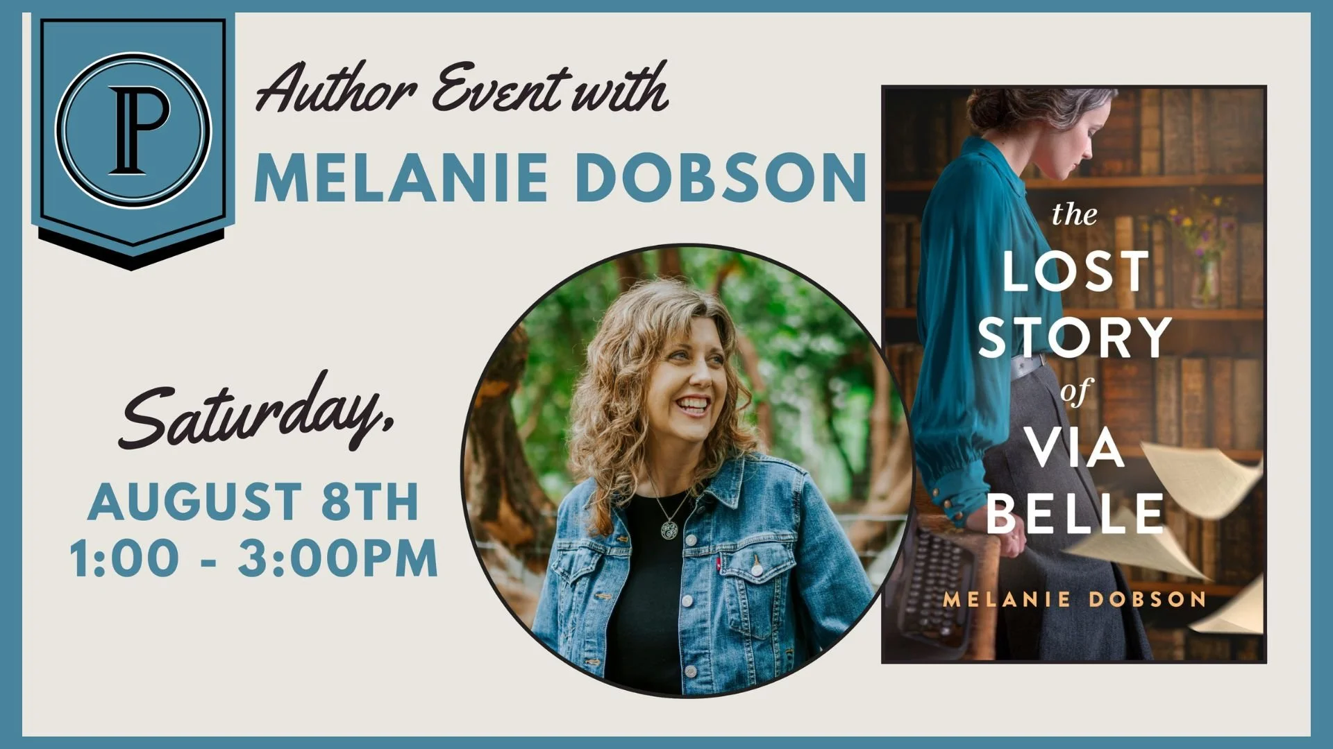 Paragraphs Author Event: Melanie Dobson