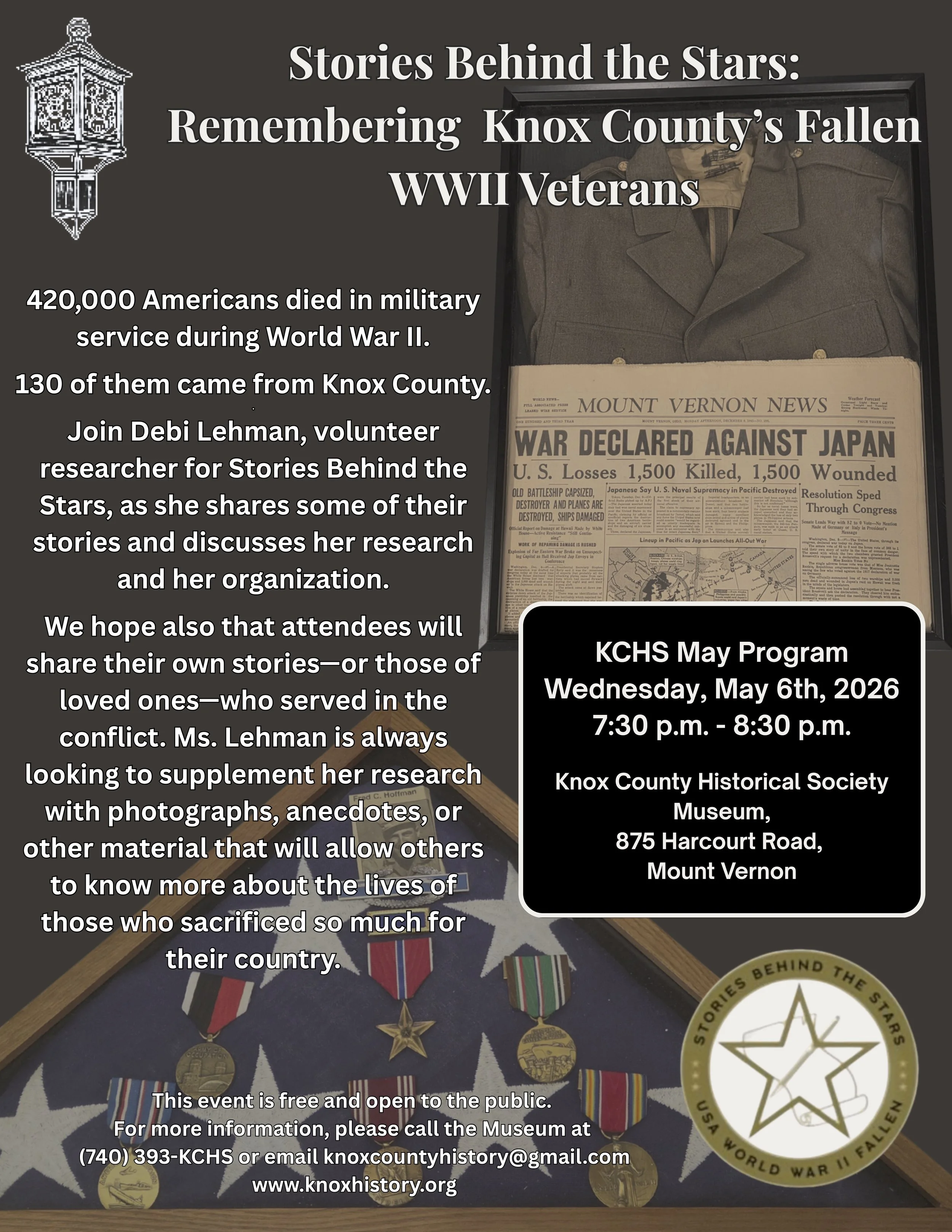 Stories Behind the Stars: Remembering Knox County's Fallen WWII Veterans