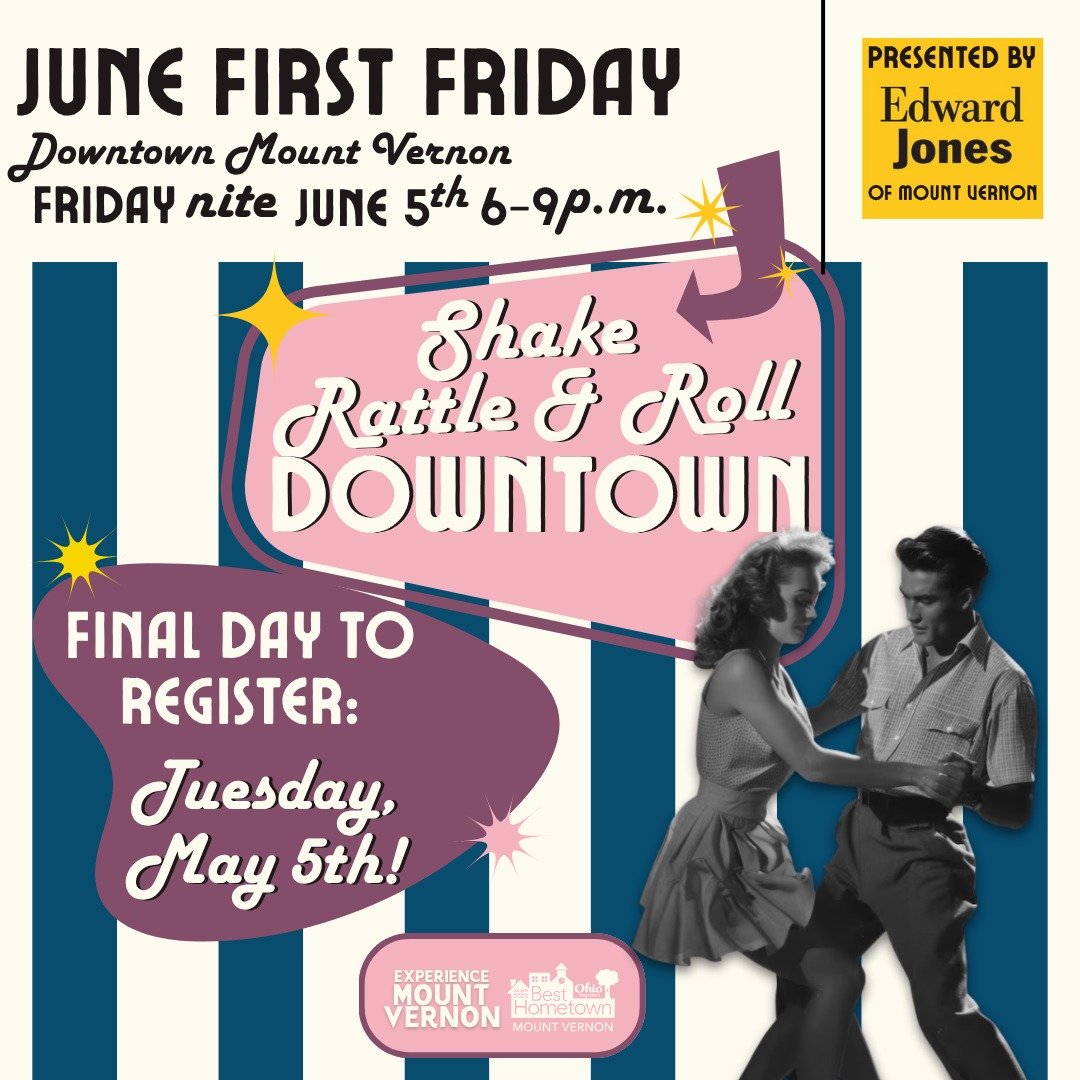 🚨 FINAL DAY TO REGISTER FOR JUNE IS TOMORROW! 🚨
If you&rsquo;ve been thinking about being an exhibitor at June First Friday, this is your last chance to sign up before registration closes on May 5 at 11:59 p.m.!
⏰ Don&rsquo;t wait until it&rsquo;s 