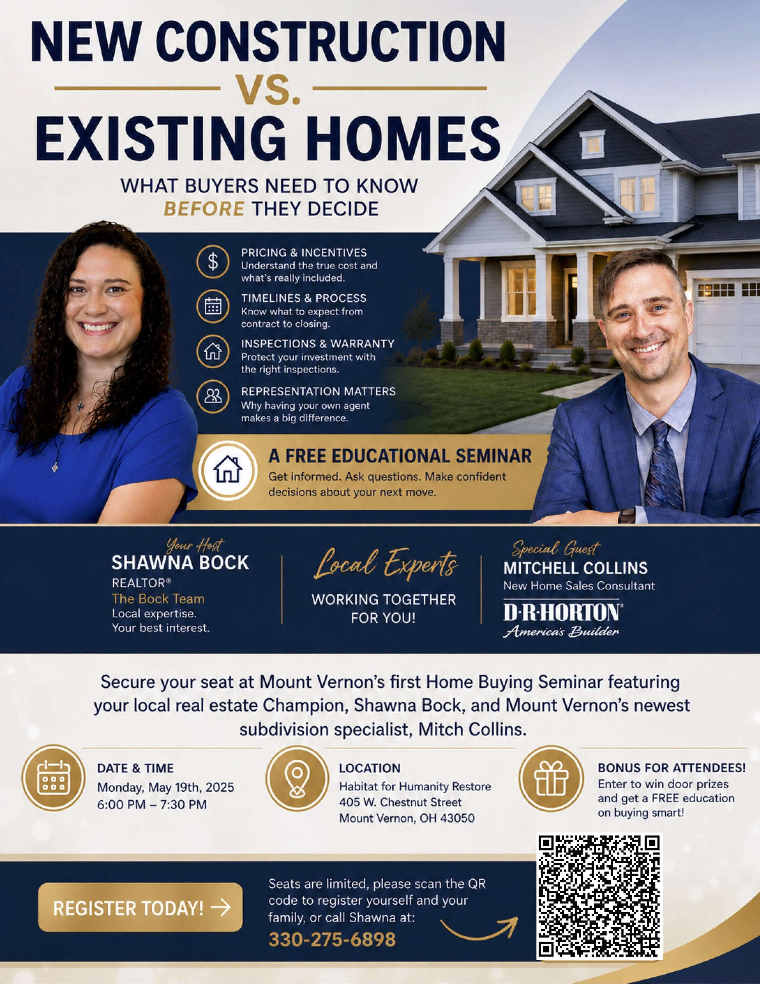 Home Buying Seminar - New Construction vs. Existing Homes