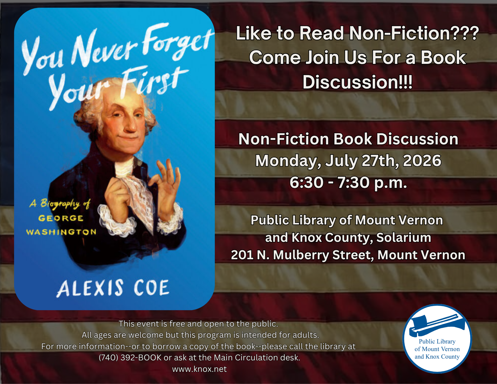 NF Book Discussion:  You Never Forget Your First